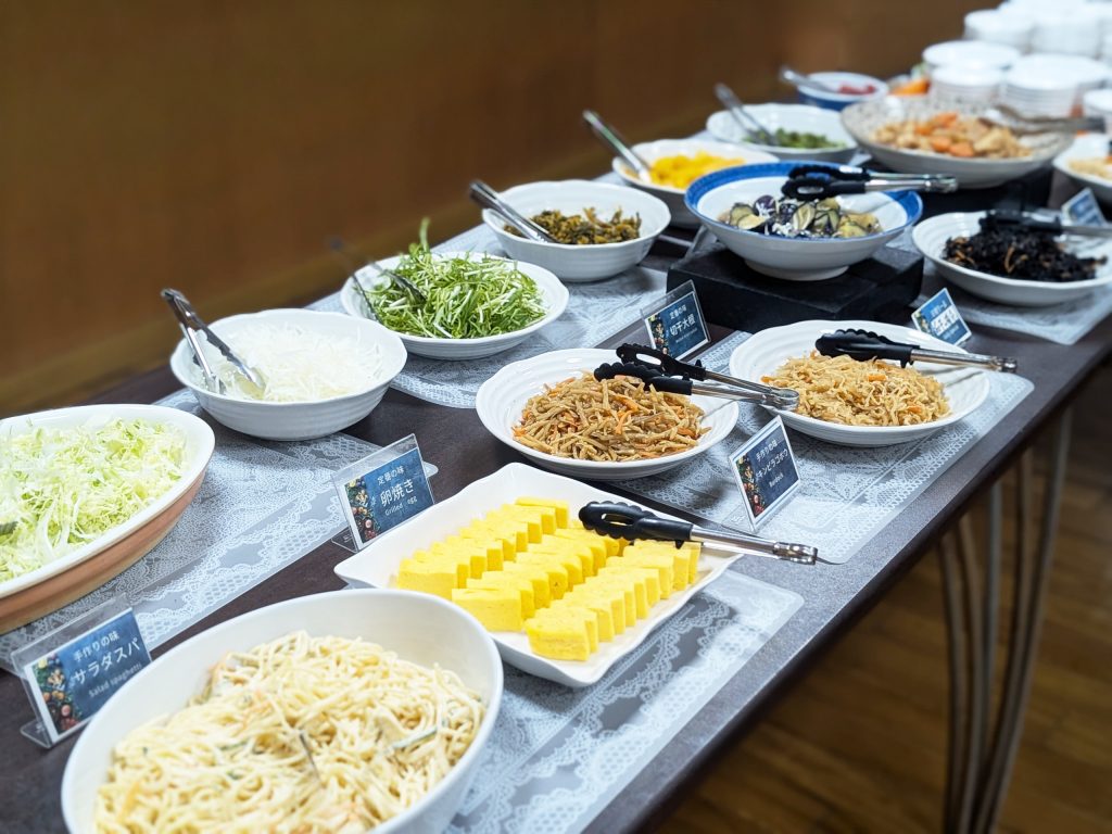 和洋楽しめるバイキングスタイル