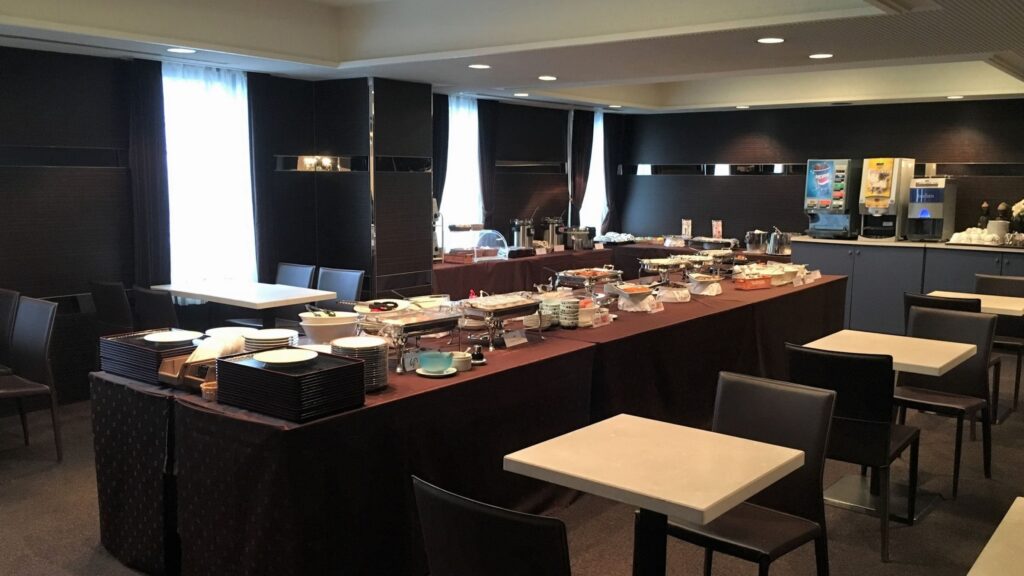 朝食会場