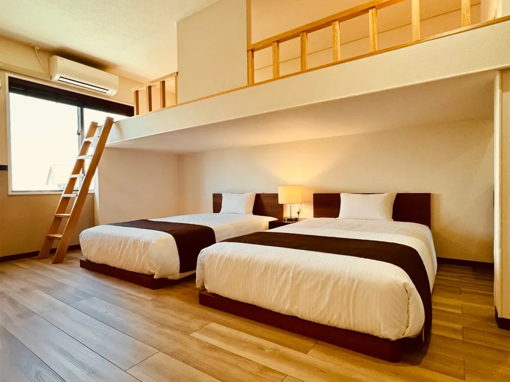 プレミアツイン-B　ロフト (セミダブルベッド×2)